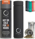 Elevate Your Beverage Experience with the Pure Zen 15oz Stainless Steel Tea Thermos - Stylish, Leakproof Travel Mug for Hot & Cold Drinks