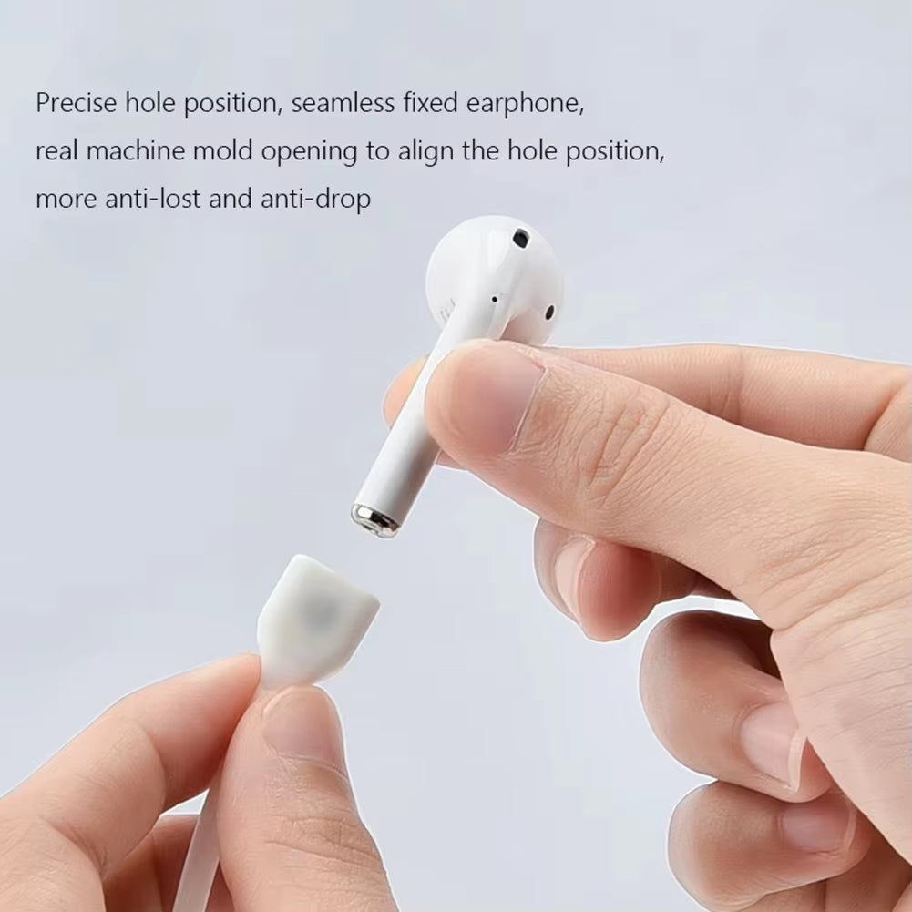 Soft Silicone anti Lost Magnetic Rope Earphones for Apple Airpods 2 1 3 Air Pods Pro Bluetooth Wireless Headphone Earbuds Strap