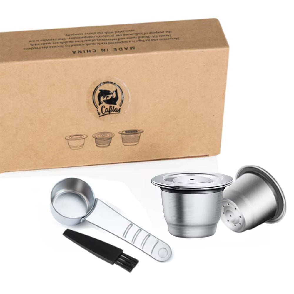 Elevate Your Coffee Experience with Reusable Stainless Steel Nespresso Capsules - Eco-Friendly and Cost-Effective!