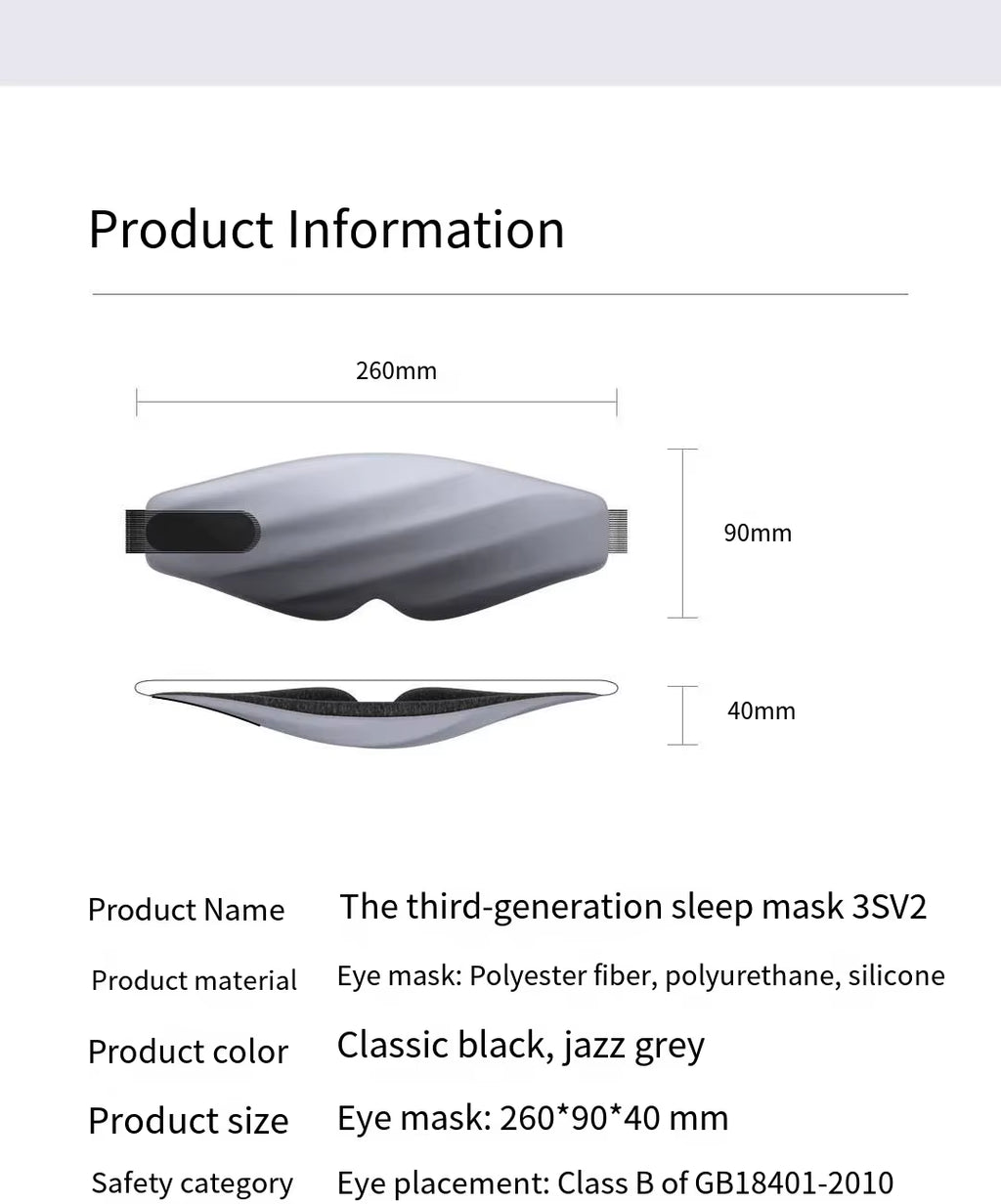 Experience Ultimate Comfort with Our 3D Stereoscopic Eye Mask - Perfect for Travel and Sleep!