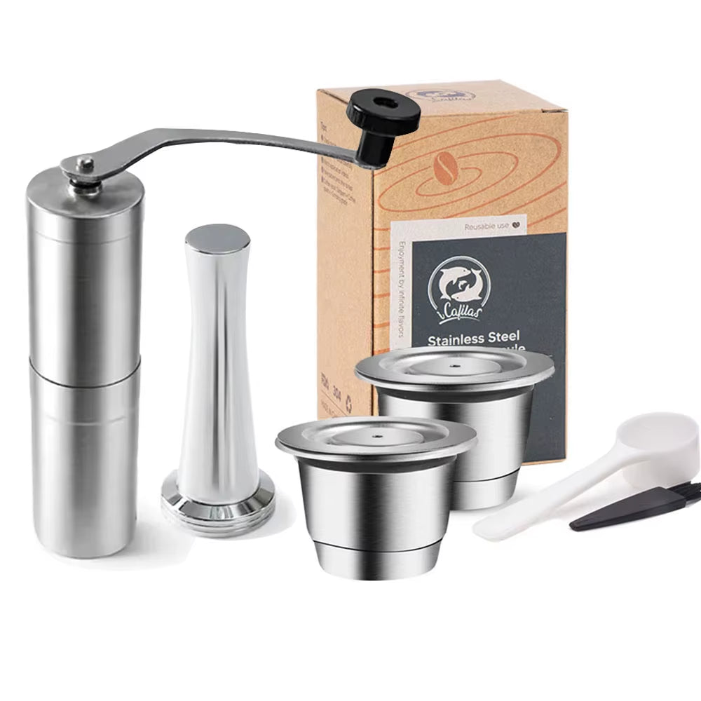 Elevate Your Coffee Experience with Reusable Stainless Steel Nespresso Capsules - Eco-Friendly and Cost-Effective!