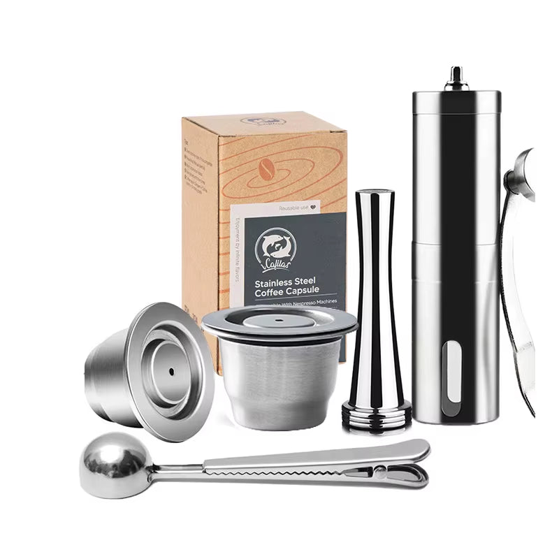 Elevate Your Coffee Experience with Reusable Stainless Steel Nespresso Capsules - Eco-Friendly and Cost-Effective!
