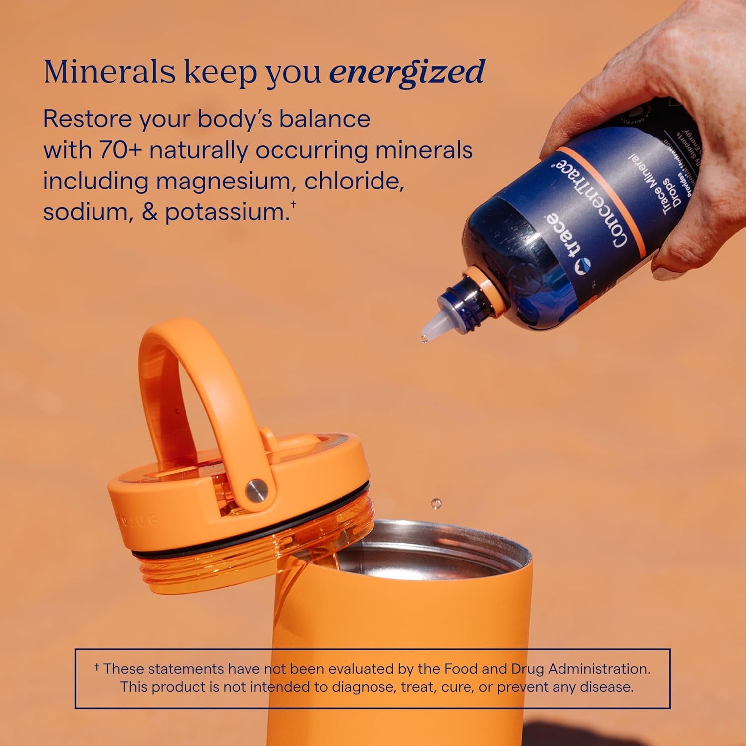 Concentrace Drops - Boost Energy, Digestion & Bone Health | 70+ Ionic Minerals with Magnesium, Chloride & Potassium | Keto, Vegan & Non-GMO | 6 Servings