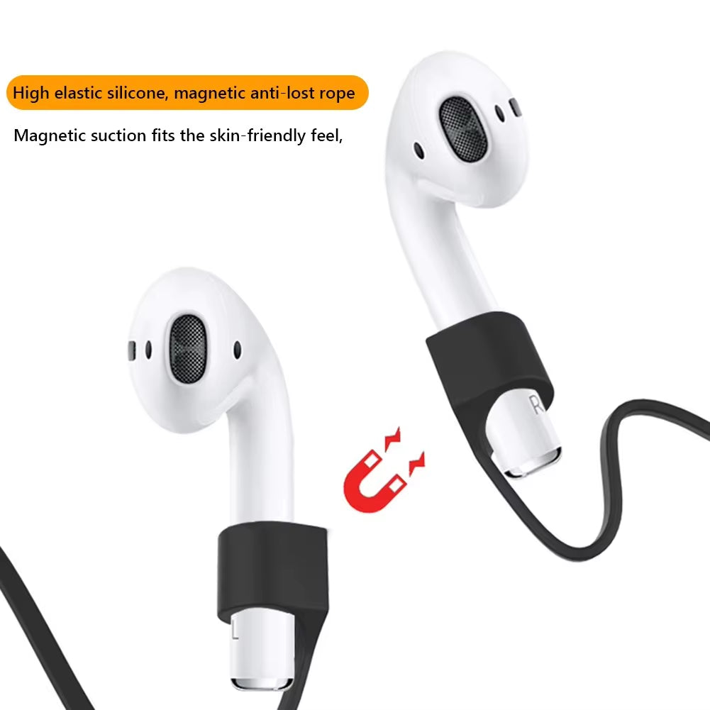 Soft Silicone anti Lost Magnetic Rope Earphones for Apple Airpods 2 1 3 Air Pods Pro Bluetooth Wireless Headphone Earbuds Strap