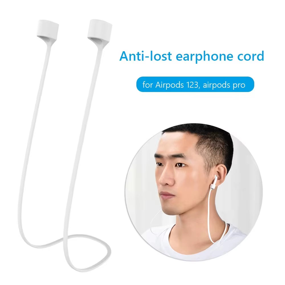 Soft Silicone anti Lost Magnetic Rope Earphones for Apple Airpods 2 1 3 Air Pods Pro Bluetooth Wireless Headphone Earbuds Strap