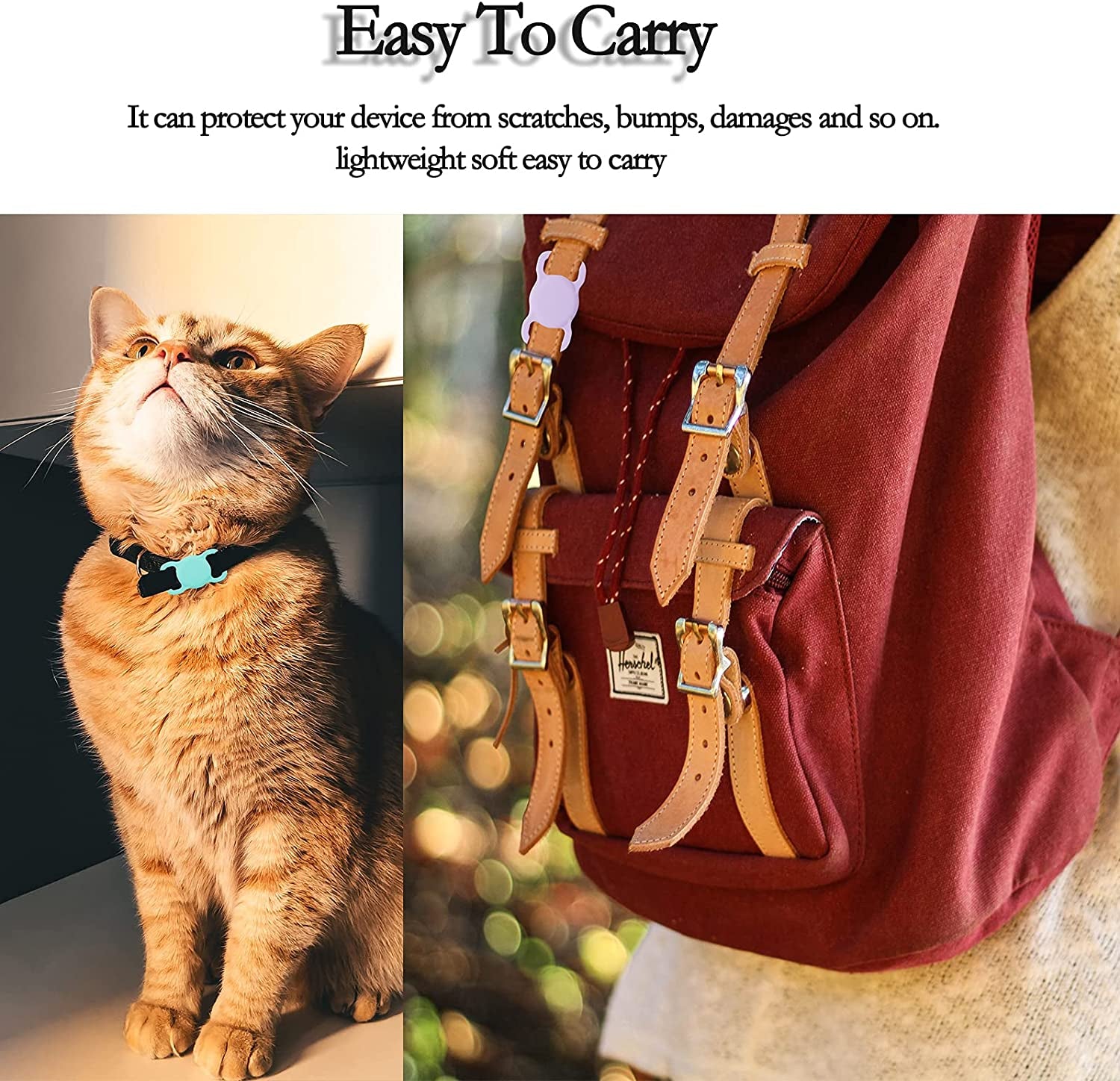 Stylish Emerald Green Silicone Protective Case for Airtag GPS Tracker - Lightweight, Anti-Scratch Accessory for Pets